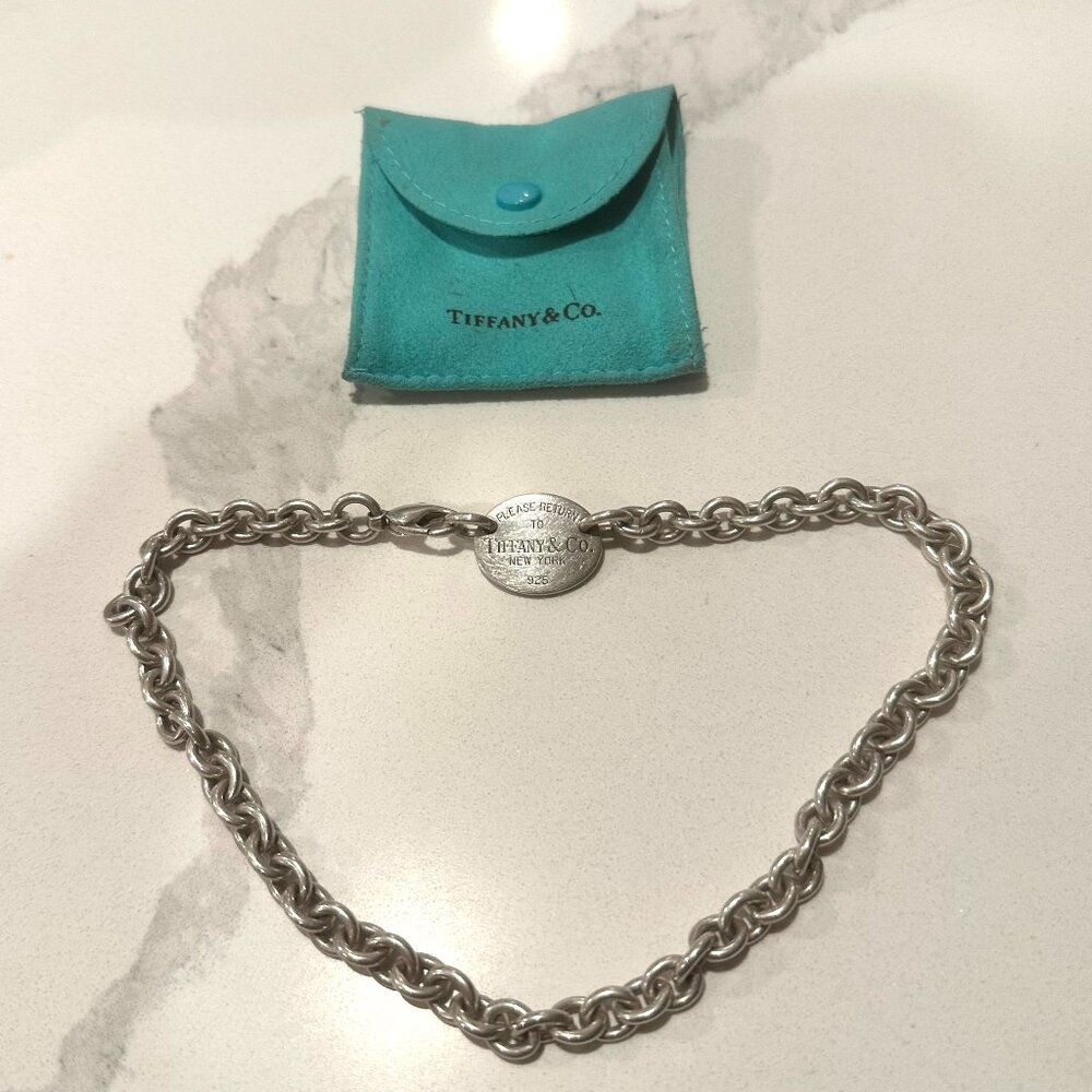 Tifffany & Co. Vintage Dog Tag Necklace